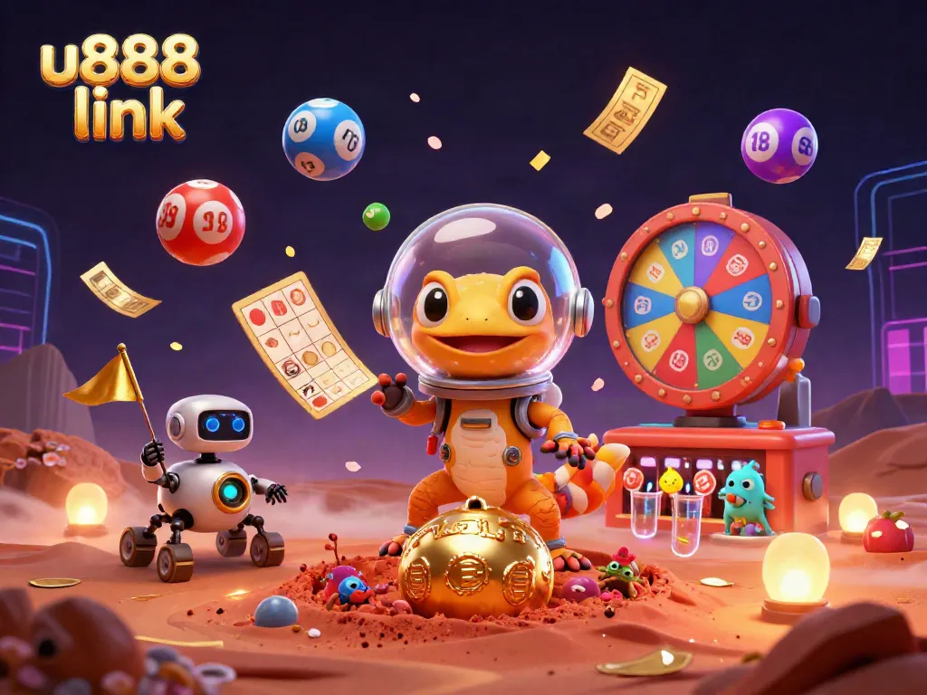 Celebrate exciting wins with the u888 link, showcasing a vibrant casino discovery scene.