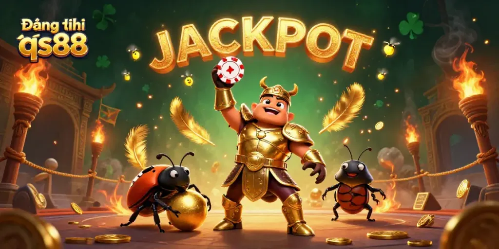 Engage in gambling action with Đăng ký qs88 featuring vibrant characters in a dynamic online casino atmosphere.