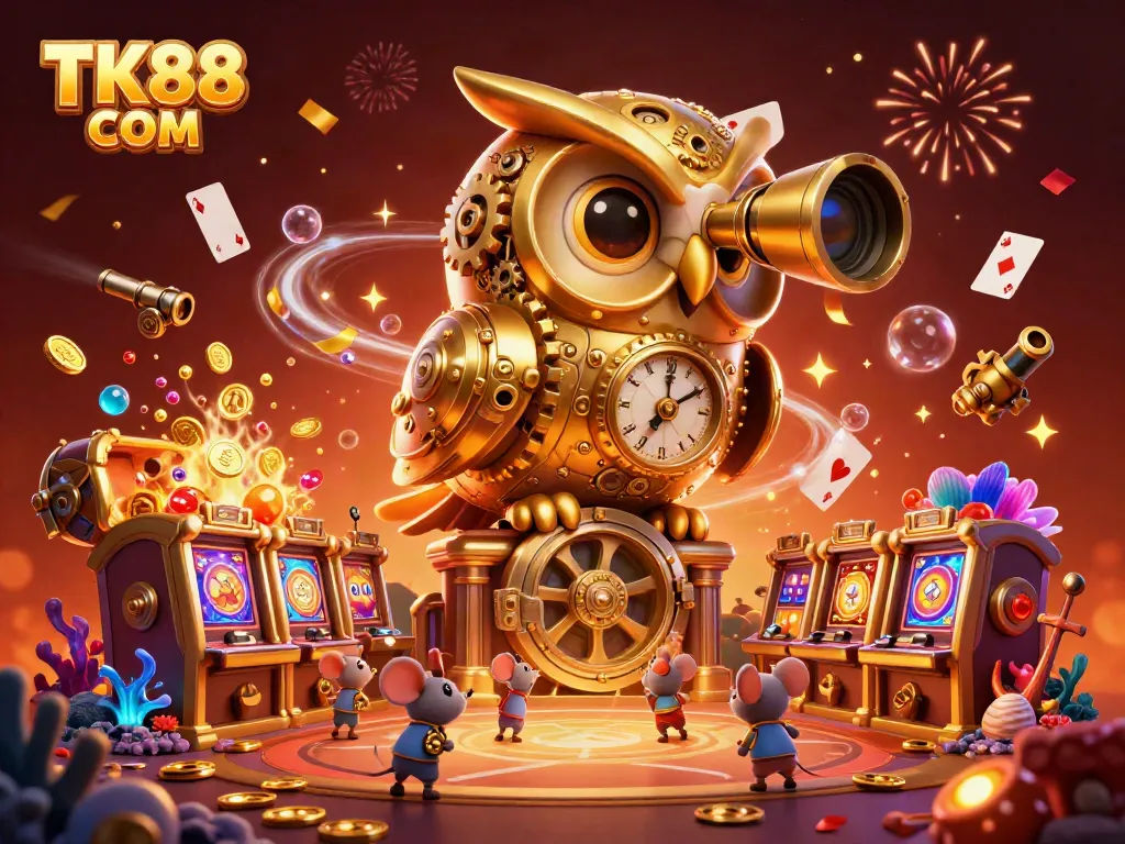 Experience excitement at TK88 COM with a vibrant casino scene brimming with gold and fun.