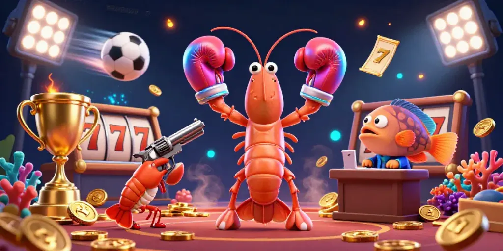 Engage in the exciting world of gambling with 789win, featuring colorful characters amidst dynamic gaming elements.