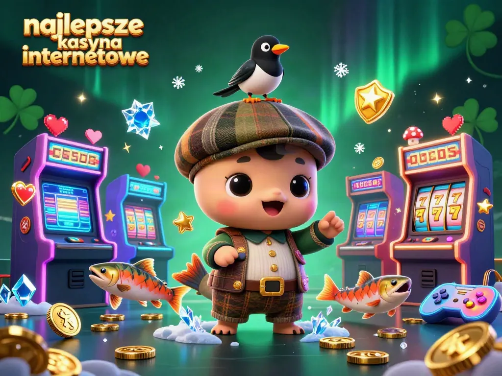 Experience the excitement of najlepsze kasyna internetowe with vibrant casino-themed illustration.
