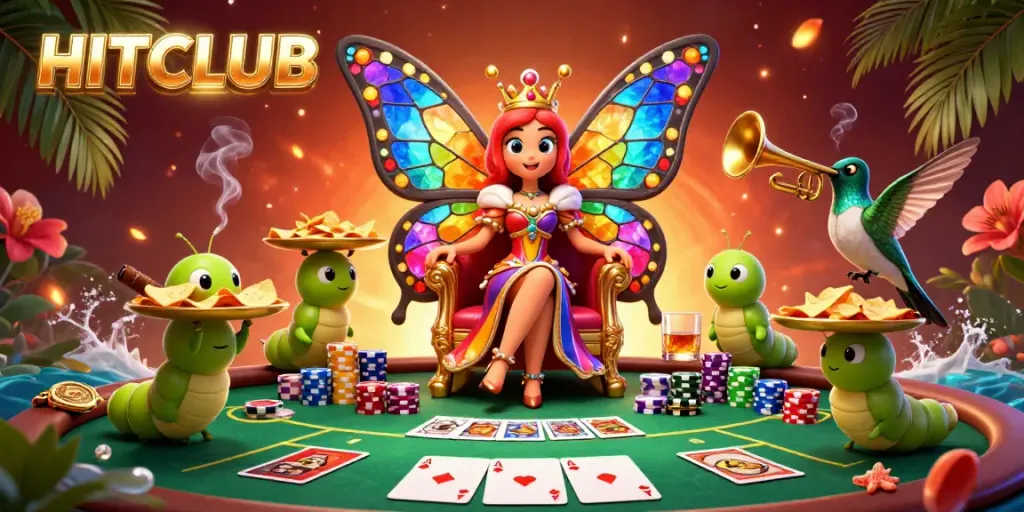 Experience vivid gameplay at HITCLUB with immersive casino elements and vibrant characters in a dynamic setting.