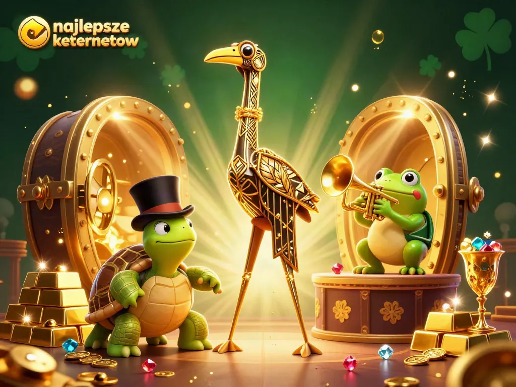 Experience the thrilling world of najlepsze kasyna internetowe with vibrant characters in a dynamic casino setting.