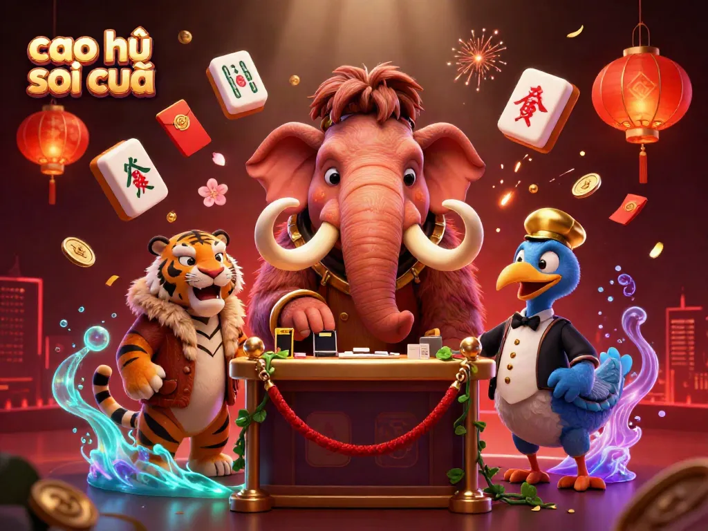 Experience the excitement of cao thủ soi cầu with vibrant casino characters and dynamic elements.