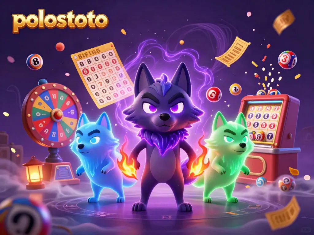Experience the thrill of playing polostoto with mystical elements and vibrant casino imagery.