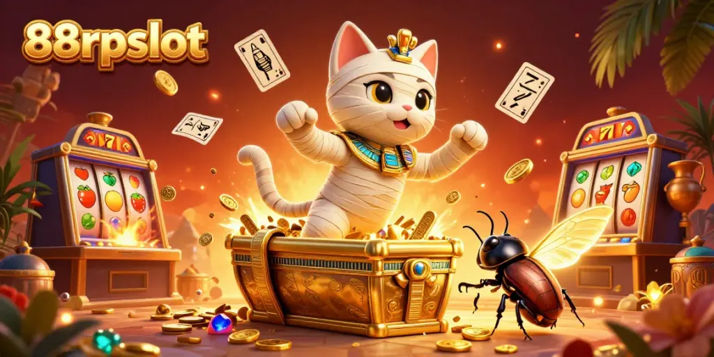 Experience thrilling wins with 88rpslot's dynamic Egyptian-themed casino adventure.