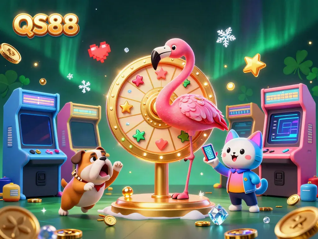 Experience thrilling gameplay at QS88 with vibrant elements and exciting casino atmosphere