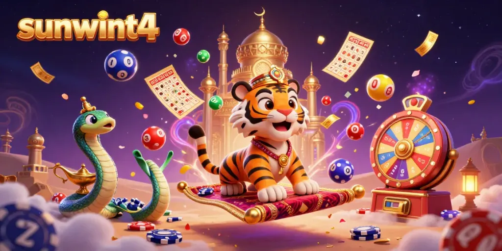 Join the excitement with sunwint4's dazzling casino adventure featuring enchanted characters and vibrant gaming elements.