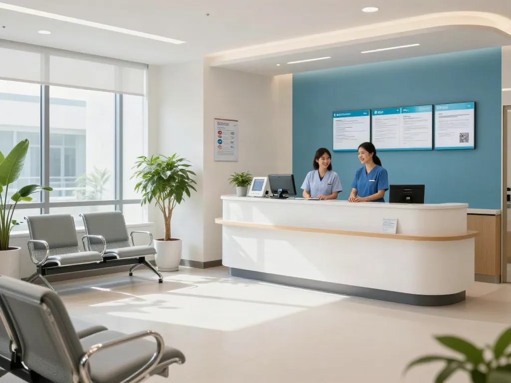 "Professional healthcare environment with trusted medical services at situs gacor, focusing on patient care in a modern clinic."