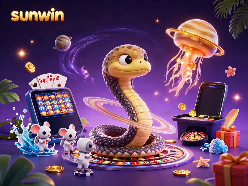 Place bets on the cosmic roulette wheel with sunwin's thrilling casino experience.