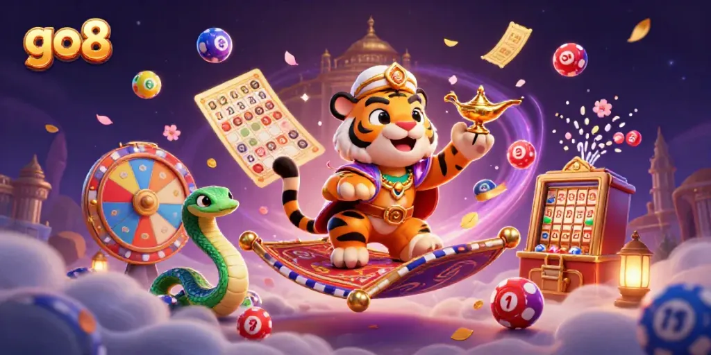 Engage with the exciting world of go8 through dynamic casino elements and vibrant characters.