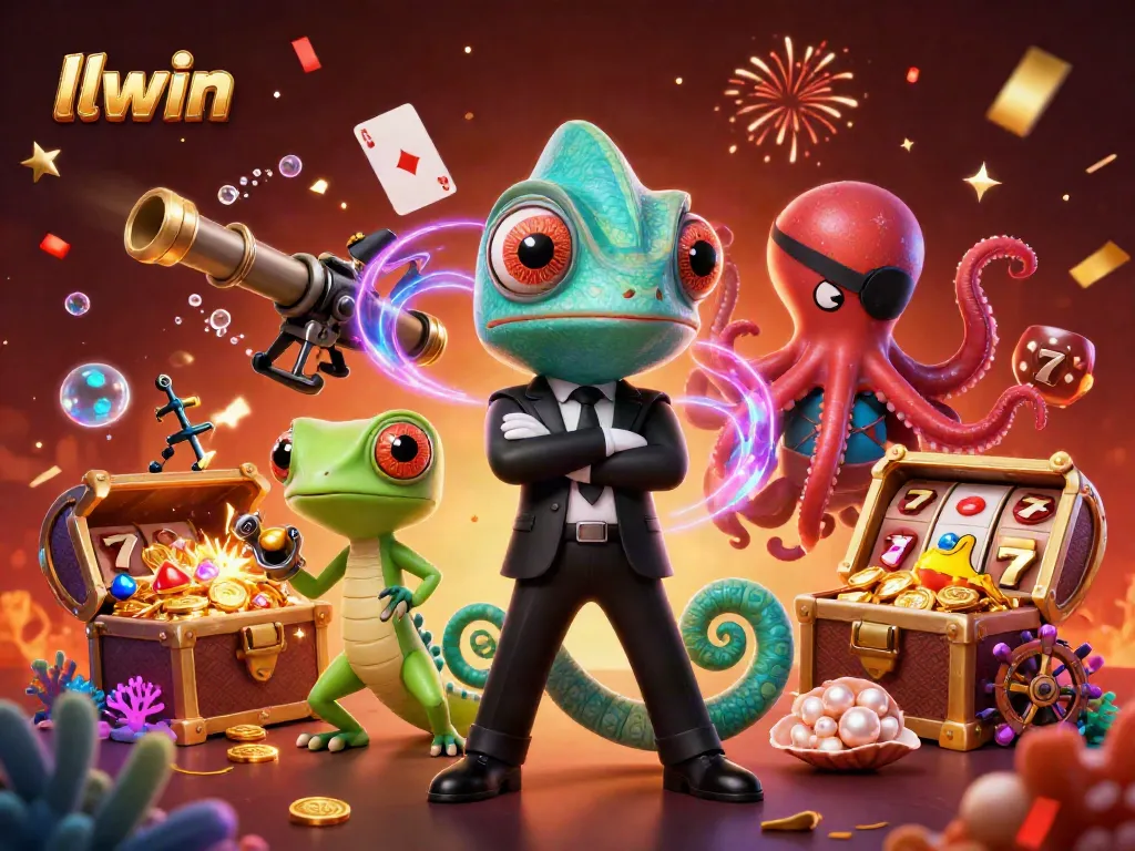 llwin showcases thrilling slot game action with vibrant colors and engaging characters.