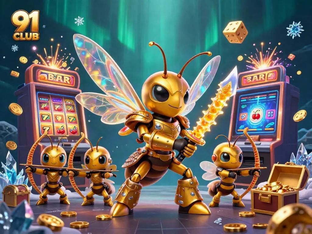 Experience thrilling gameplay with 91 CLUB's vibrant casino scene filled with excitement and rewards.