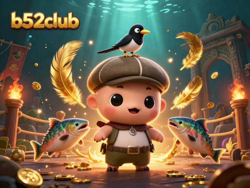 Join the excitement at b52club with playful characters and vibrant casino elements!