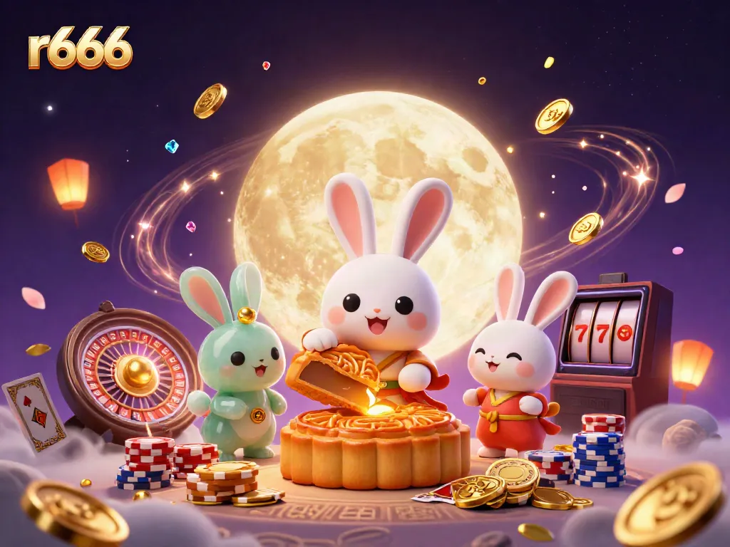Experience the thrill of r666 at an online casino filled with games, coins, and vibrant characters.