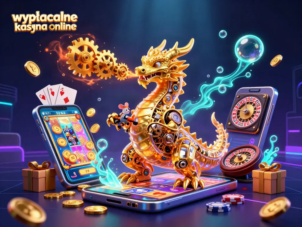 Experience the excitement of wypłacalne kasyna online with vibrant scenes of gaming action and animation.