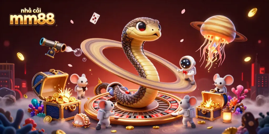 Place bets at nhà cái mm88 with cosmic characters in an exciting gambling universe