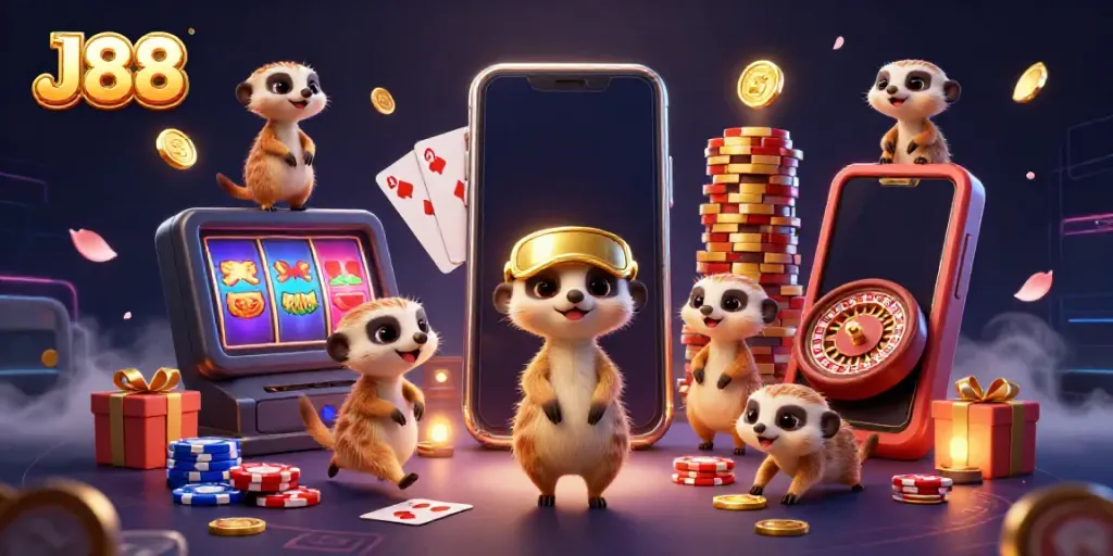 Engage with J88, the lively meerkat-run casino where fortune comes alive through spinning reels and winning hands.