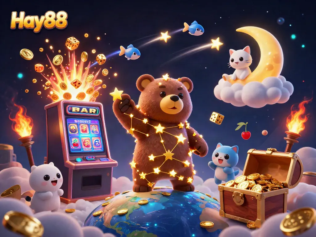 Experience the thrilling games at Hay88 with joyful elements and golden treasures.