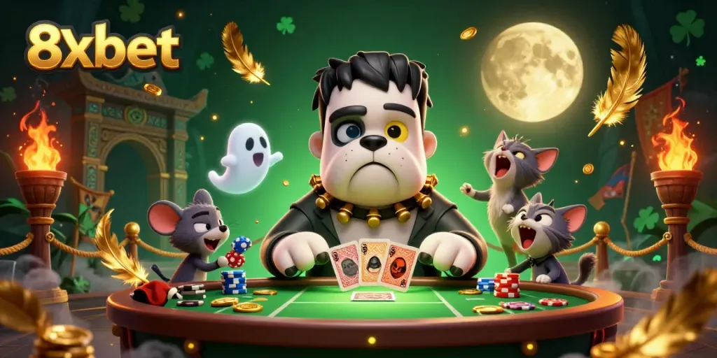 Engage in thrilling betting experiences with 8xbet at a haunted casino table