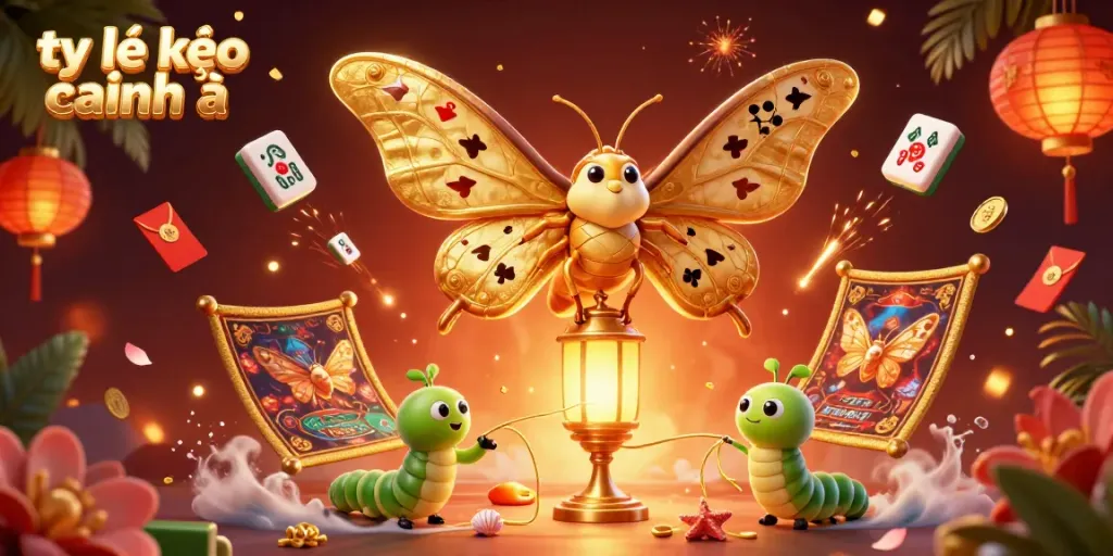 Experience vibrant and detailed tỷ lệ kèo châu á scene with 3D characters surrounded by casino elements in a dynamic setting.