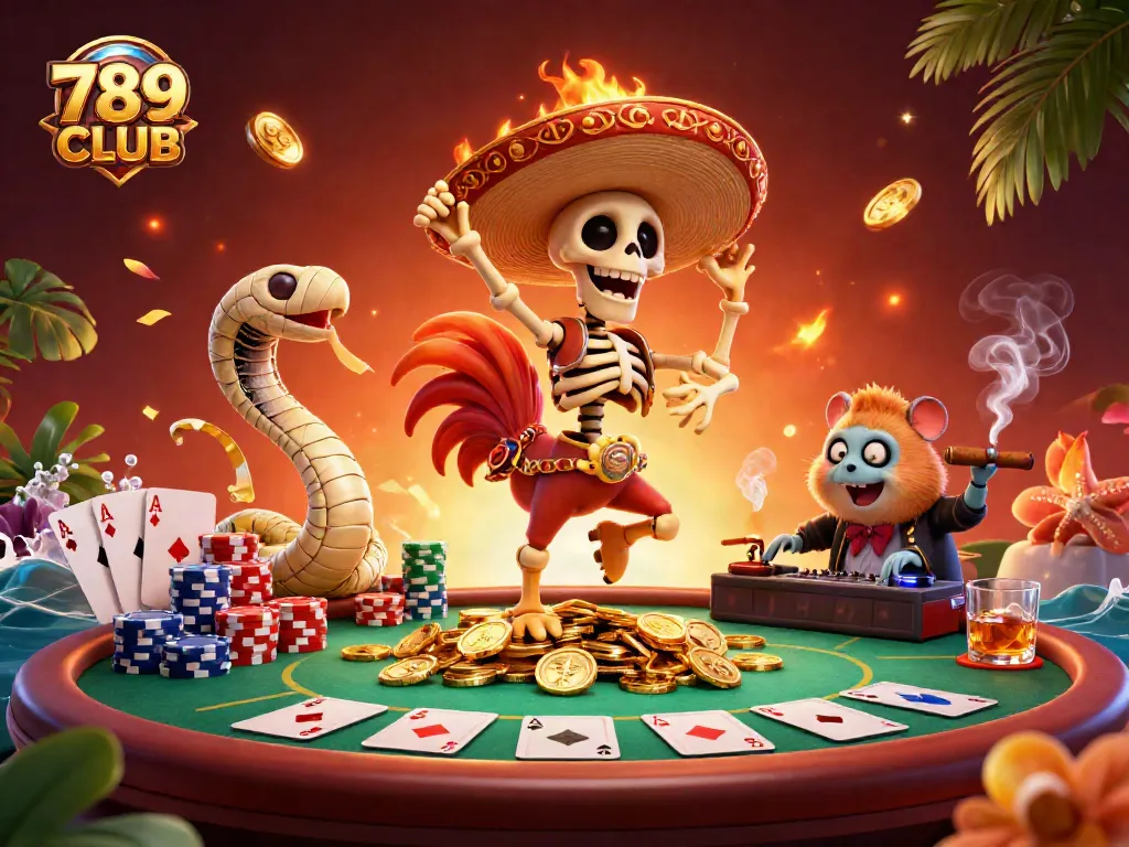 Join the fun at 789CLUB with vibrant casino festivities and dynamic poker action!
