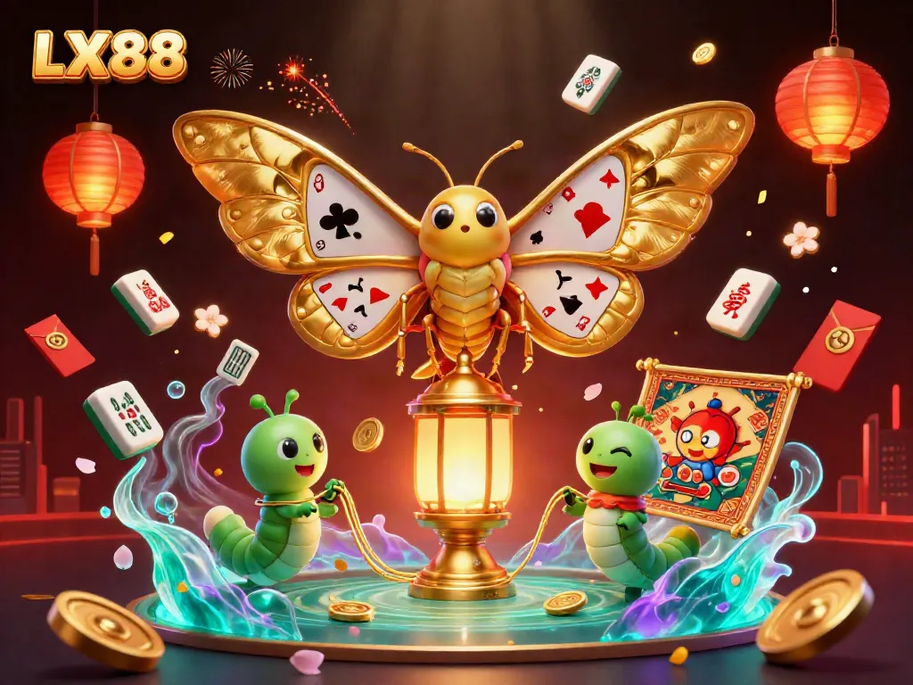Experience vibrant casino elements with LX88's dynamic casino-themed 3D artwork.