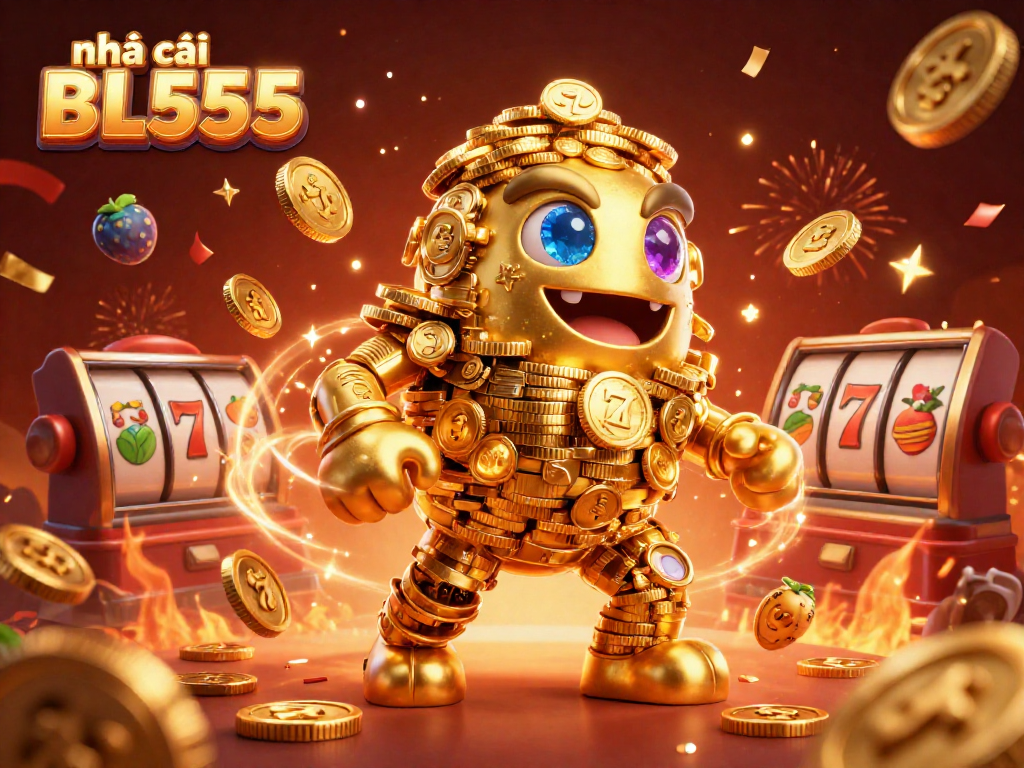 Experience thrilling moments with nhà cái BL555 in this vibrant slot jackpot scene!