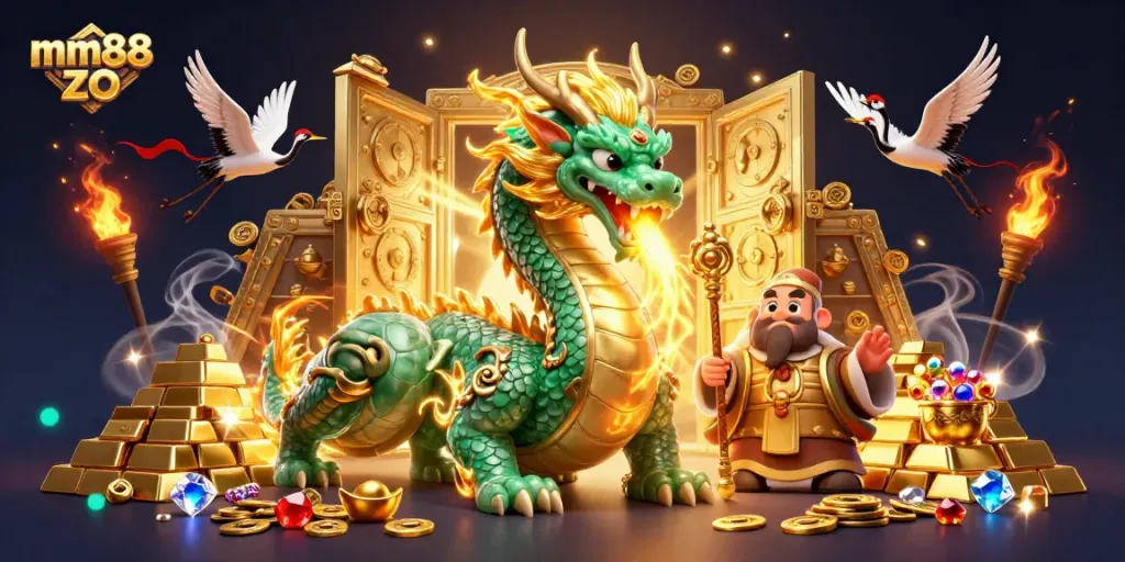 Catch exhilarating moments with mm88 zo at the online casino, featuring vibrant characters and dazzling treasures.