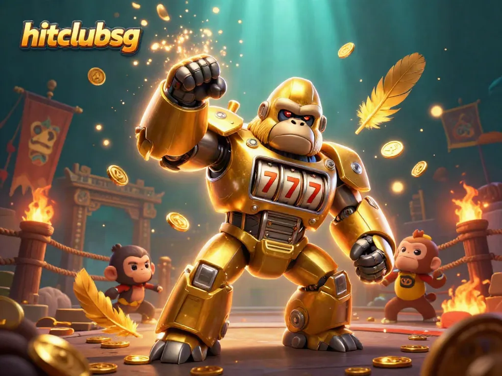 Experience exciting gameplay with hitclubsg visualizing jackpot dreams in a vibrant casino scene.