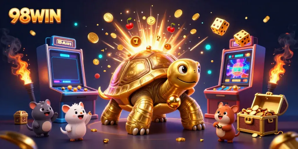 Experience exciting gameplay at 98WIN with vibrant casino elements and thrilling game visuals.
