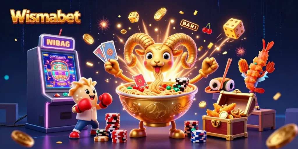 Menangkan hadiah menarik di Wismabet dengan karakter dan elemen kasino yang seru!