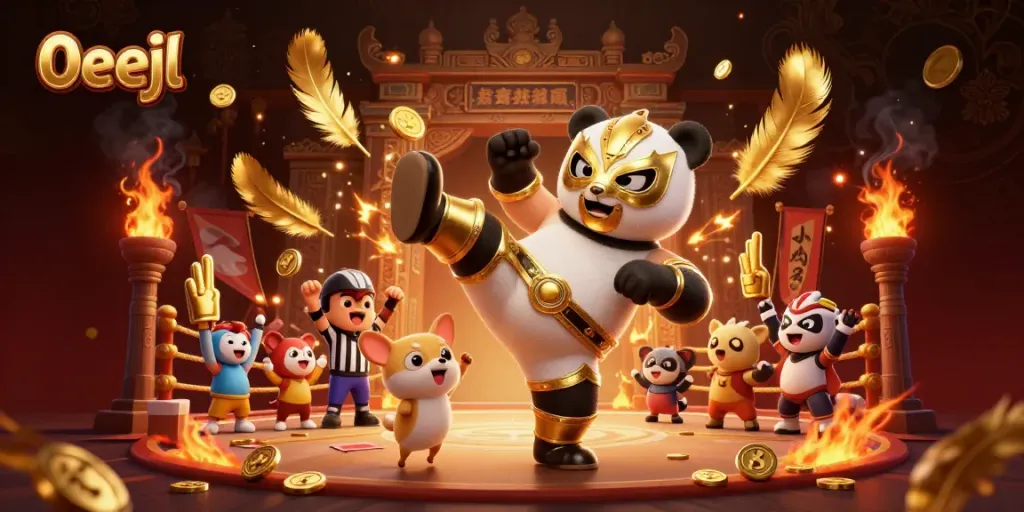 Experience thrilling casino action with the panda wrestler and chihuahua referee at 0eejl!