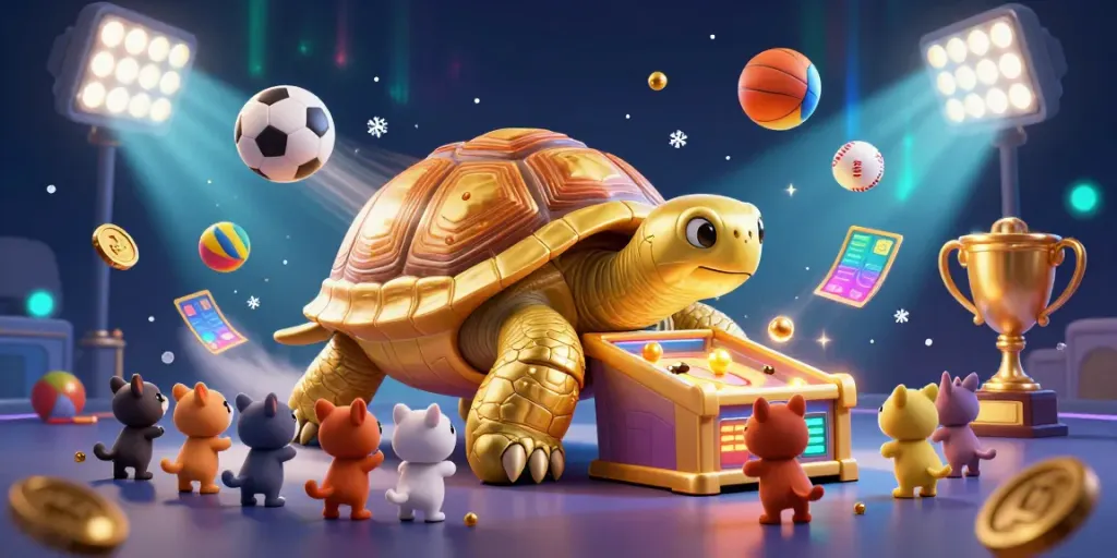 Engage with exciting games at ee88 featuring a golden tortoise pinball machine and dynamic sports elements.