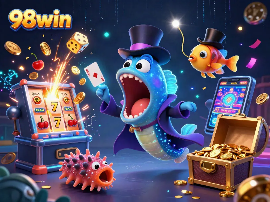 Experience thrilling casino excitement with 98win's vibrant jackpot scene.