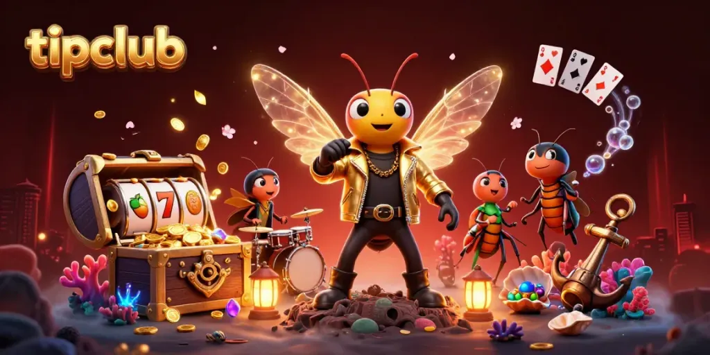Capture thrilling moments with tipclub's immersive gambling adventures featuring animated characters and exciting game elements.