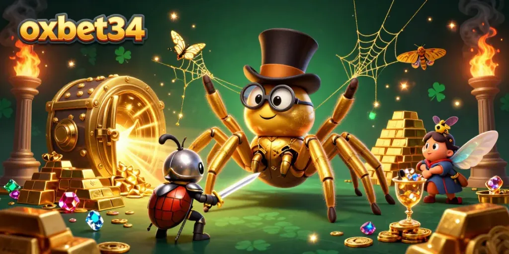 Experience thrilling gameplay at oxbet34 with an engaging virtual casino scene packed with treasures.